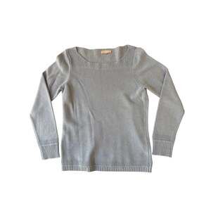 Benedetta B Merino Wool Cashmere Blend Sweater Blue Size L